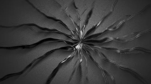 Abstract Background Rotating Organic Form 10 Stock Footage 97804925