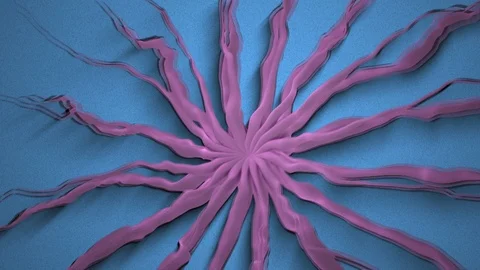 Abstract Background Rotating Organic Form 11 Vídeos de archivo 97805232