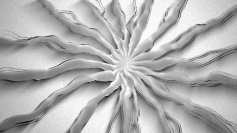 Abstract Background Rotating Organic Form 14 스톡 동영상 97805582