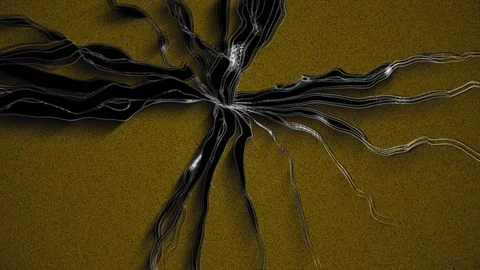 Abstract Background Rotating Organic Form 17 Stock Footage 97806124