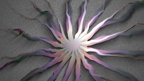 Abstract Background Rotating Organic Form 18 스톡 동영상 97806242