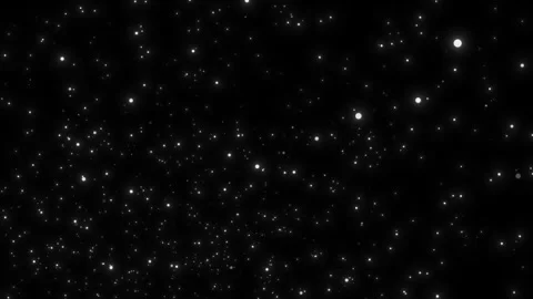 Abstract background with rotating particles on black background. Stock Footage 311999606