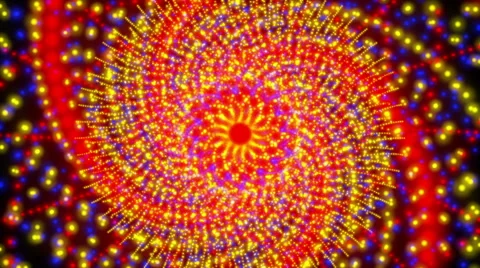 Abstract background, rotating particles, loop Stock Footage 52924563