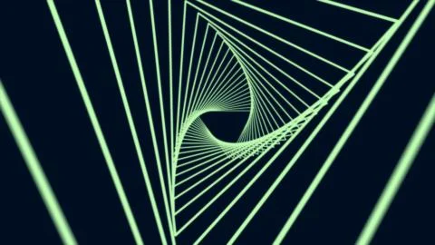 Abstract background with rotating the render. Digital background. 3D rendering Stock Illustration