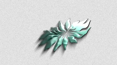 Abstract Background Rotating Segmented Organic Form 16 Stock-Footage 97611094