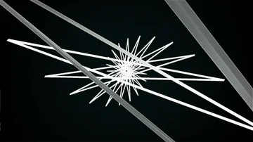 Abstract Background Rotating Star Geometric Shape 4 Stock Footage 85899420