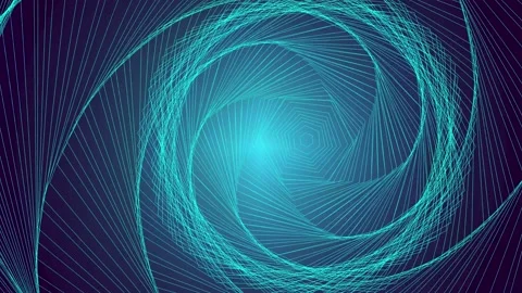 Abstract background. Rotating techno tunnel animation Stock Footage 232432602