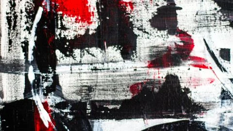 Abstract background on a rough canvas. Paint strokes, stains, lines, stripes, 写真素材