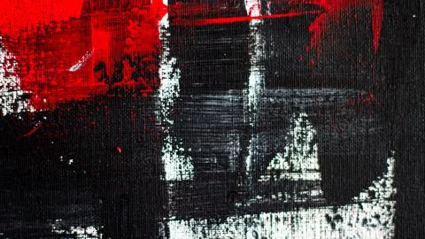 Abstract background on a rough canvas. Paint strokes, stains, lines, stripes, 스톡 사진