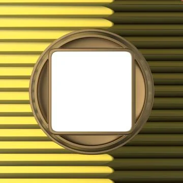 Abstract background. Round border and space for text. 3d rendering. Stock Illustration
