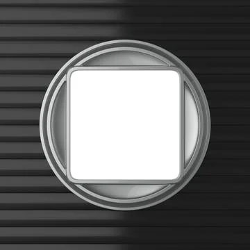 Abstract background. Round border and space for text. 3d rendering. Stock Illustration