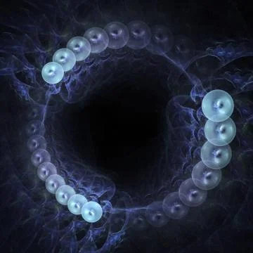Abstract background with round copyspace Stock Illustration