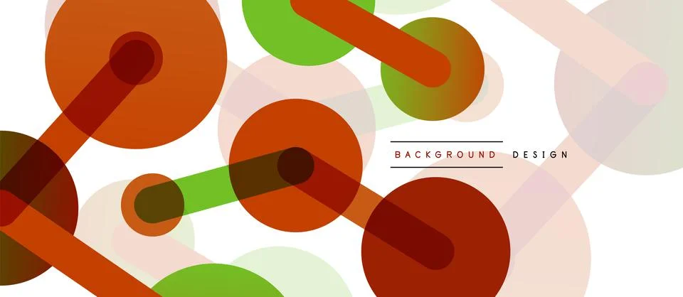 Abstract background. Round dots connected by lines. Trendy techno business イラスト素材