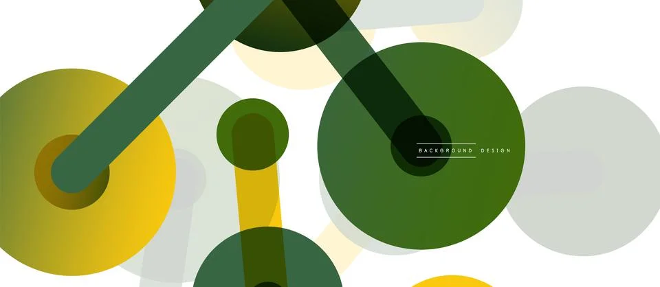 Abstract background. Round dots connected by lines. Trendy techno business 스톡 일러스트