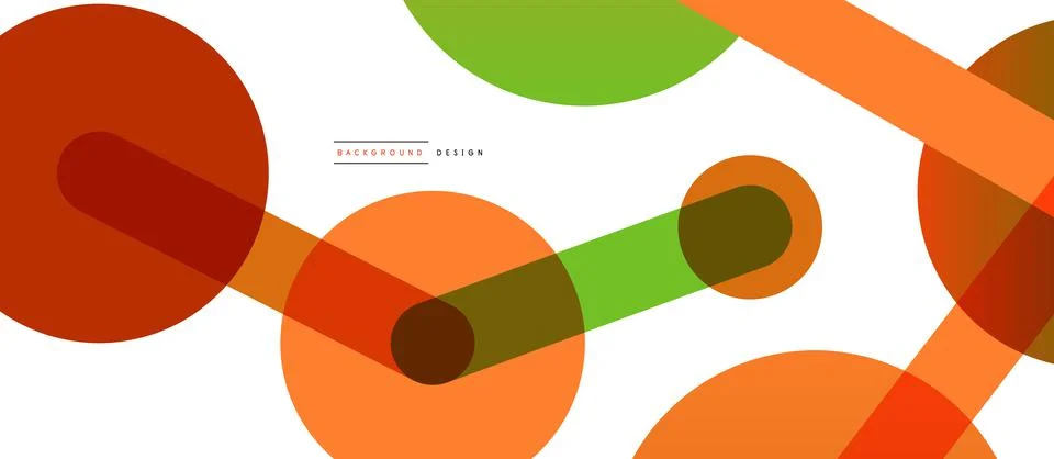 Abstract background. Round dots connected by lines. Trendy techno business イラスト素材