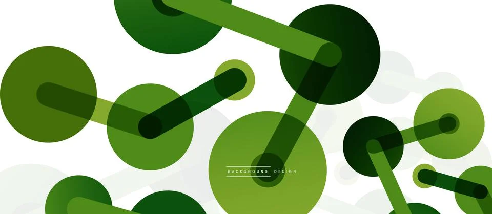 Abstract background. Round dots connected by lines. Trendy techno business イラスト素材