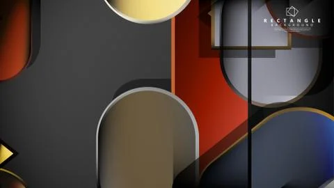 Abstract background Round rectangle in brick and stone colors Illustrazione stock