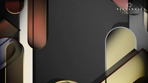 Abstract background Round rectangle in brick and stone colors イラスト素材