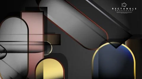 Abstract background Round rectangle in brick and stone colors Stock Illustration