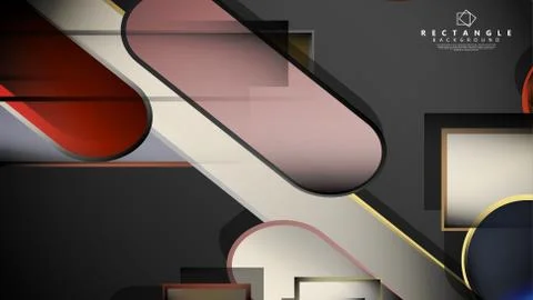 Abstract background Round rectangle in brick and stone colors 스톡 일러스트