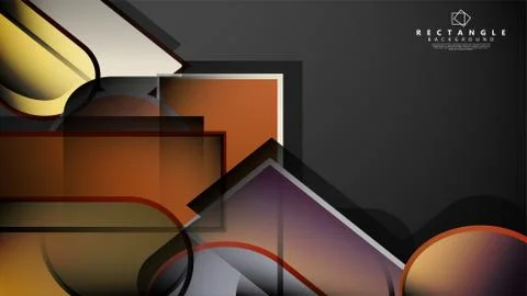 Abstract background Round rectangle in brick and stone colors Stock Illustration