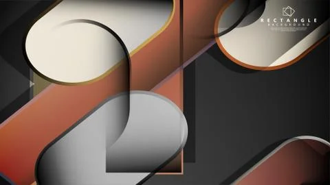 Abstract background Round rectangle in brick and stone colors 스톡 일러스트