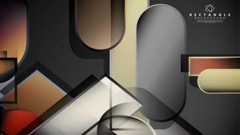 Abstract background Round rectangle in brick and stone colors Stock Illustration