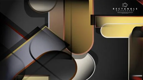 Abstract background Round rectangle in brick and stone colors Stock Illustration