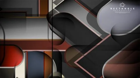 Abstract background Round rectangle in brick and stone colors Stock Illustration