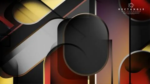 Abstract background Round rectangle in brick and stone colors Stock Illustration