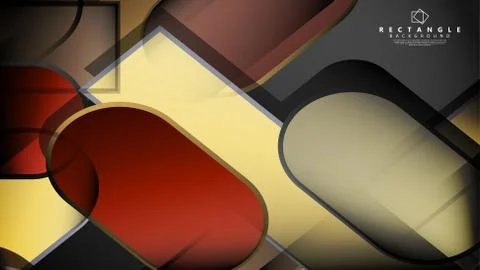 Abstract background Round rectangle in brick and stone colors Stock Illustration