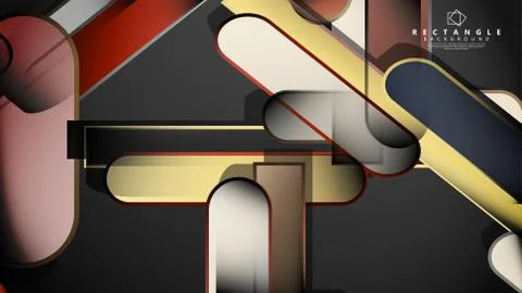 Abstract background Round rectangle in brick and stone colors 스톡 일러스트