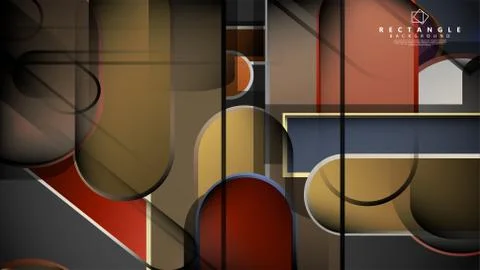 Abstract background Round rectangle in brick and stone colors 库存插图
