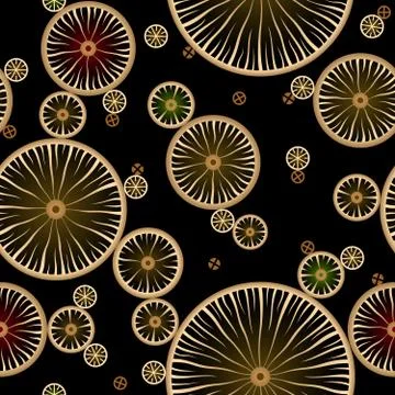 Abstract background with round shapes Stock Illustration