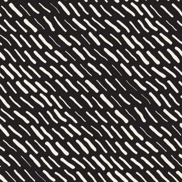 Abstract Background With Rounded brush strokes. Doodle Vector Seamless Pattern. Illustrazione stock