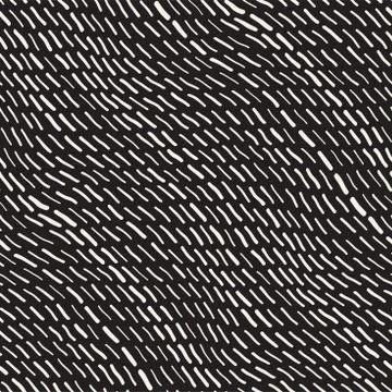 Abstract Background With Rounded brush strokes. Doodle Vector Seamless Pattern. Illustrazione stock