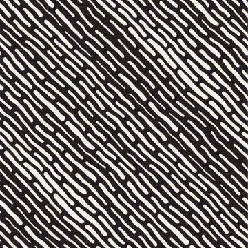 Abstract Background With Rounded brush strokes. Doodle Vector Seamless Pattern. イラスト素材