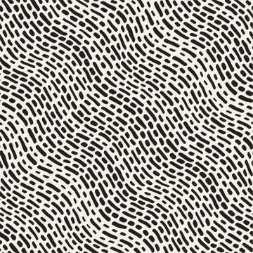 Abstract Background With Rounded brush strokes. Doodle Vector Seamless Patter 스톡 일러스트