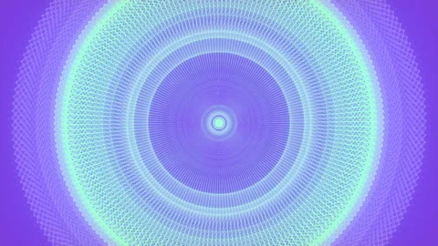 Abstract background with rounded wire structure. 3d rendering loop animation 4K Stock Footage 236640097