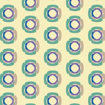 An abstract background of rows of colored elements. Illustrazione stock