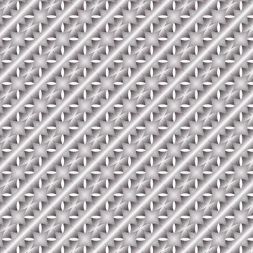 Abstract background of rows of light gray gradient elements. Illustrazione stock
