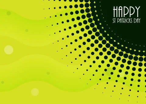 Abstract background with Saint Patrick's Day design Stock Illustration