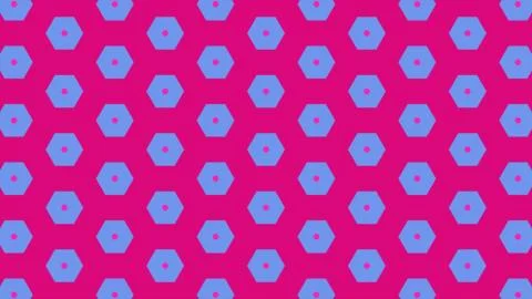 Abstract background of same color  hexagon and different surrounding rings. I Illustrazione stock
