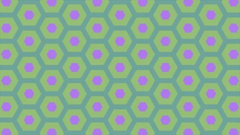 Abstract background of same color  hexagon and different surrounding rings. I Illustrazione stock