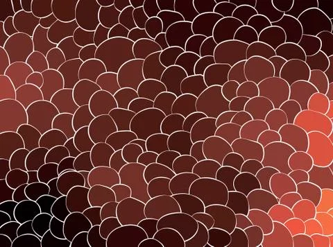 Abstract background with scarlet red carp 스톡 일러스트