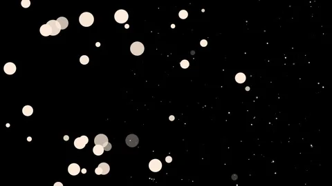 Abstract background with scattered soft glowing dots and circles, creating .. Vidéo 336870733