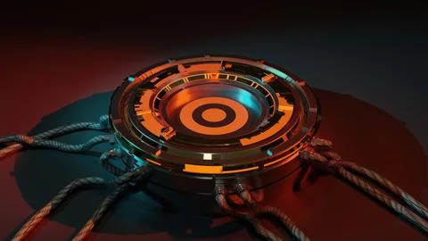 Abstract background of Sci Fi Modern Futuristic hud ui power podium stage, .. 스톡 일러스트