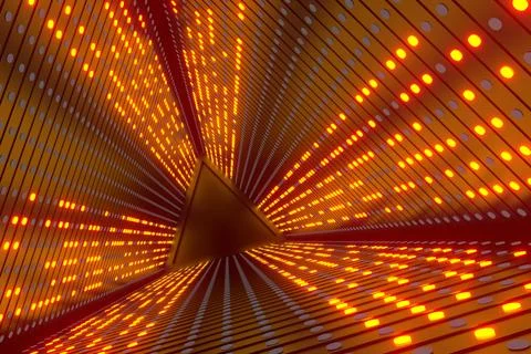 Abstract background of Sci-fi scene. 3D rendering. Stock Illustration