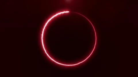 Abstract background screensaver with an electric arc rotates endlessly in a Stock Footage 84744944