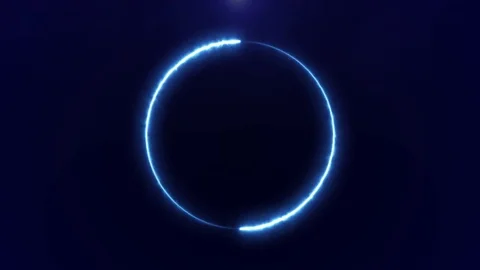 Abstract background screensaver with an electric arc rotates endlessly in a 動画素材 84744974